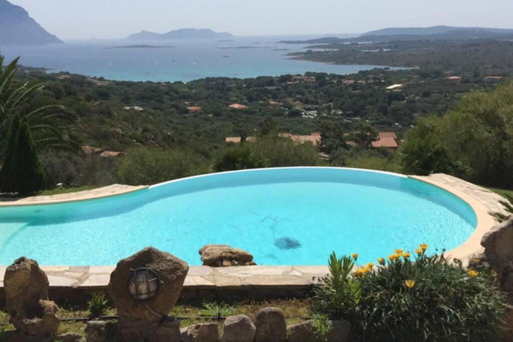 Villa And Pool Tavolara View Porto Istana Kültér fotó